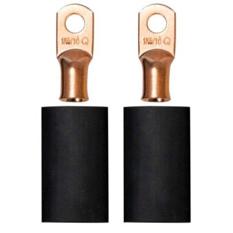 Moroso 74165 5/16in Dia Stud 1 GA Wire Crimp/Solder Battery Cable Terminal Kit (