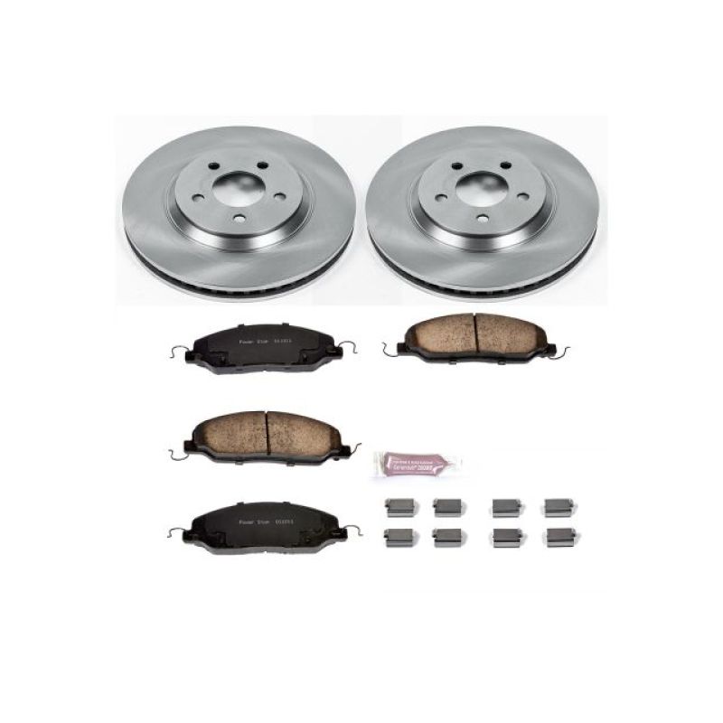 PowerStop KOE1380 fits Ford 05-10 Mustang Front Autospecialty Brake Kit