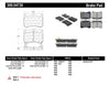 Stoptech 309.0473 Performance 91-03 Ford Escort ZX2 / 92-95 Mazda MX-3 Front Brake Pads