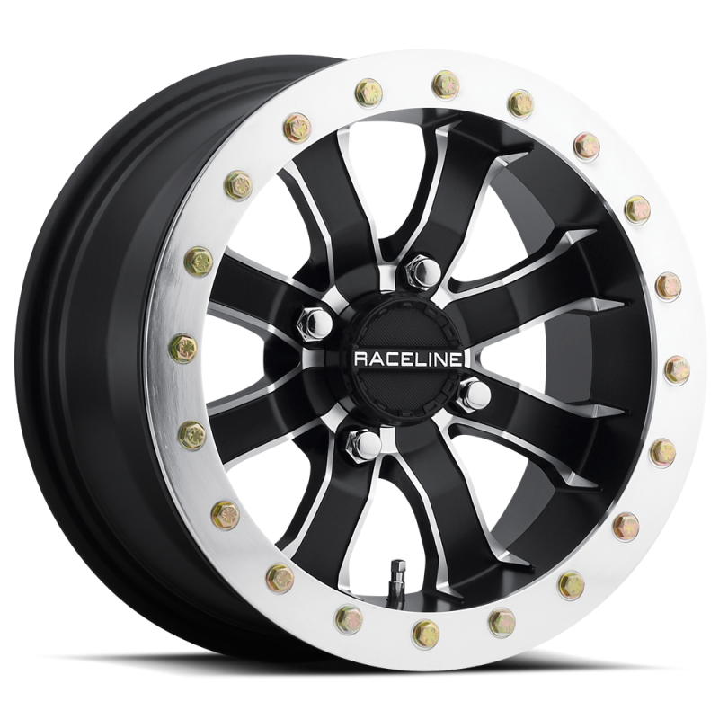 Raceline A7147056-43 A71 Mamba 14x7in/4x156 BP/4+3 10mm Offset/132.5mm Bore - Bl