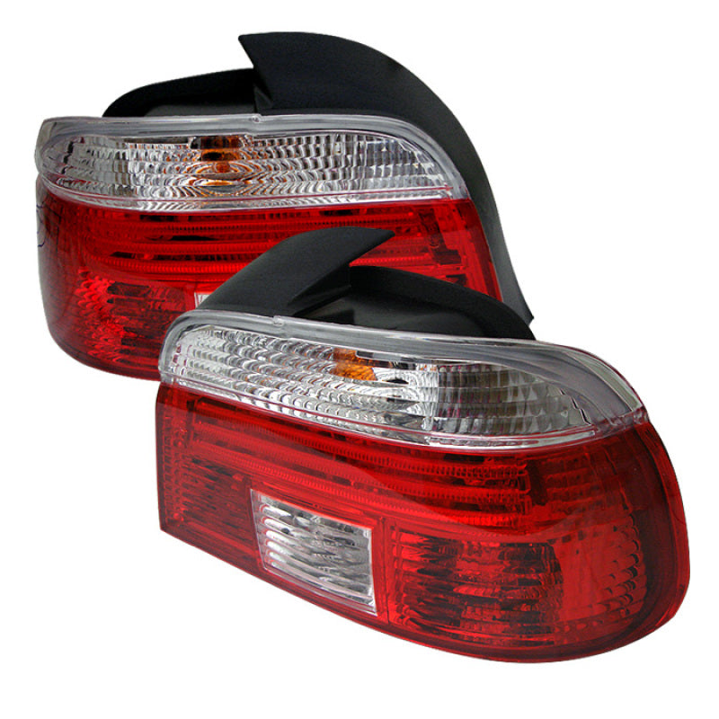 Xtune 5020574 fits Bmw E39 5-Series Tail Light Red Clear ALT-CI-BE3997-RC