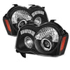 Spyder 5070166 fits Jeep 08-10 Grand Cherokee Projector Headlights LED Halo LED