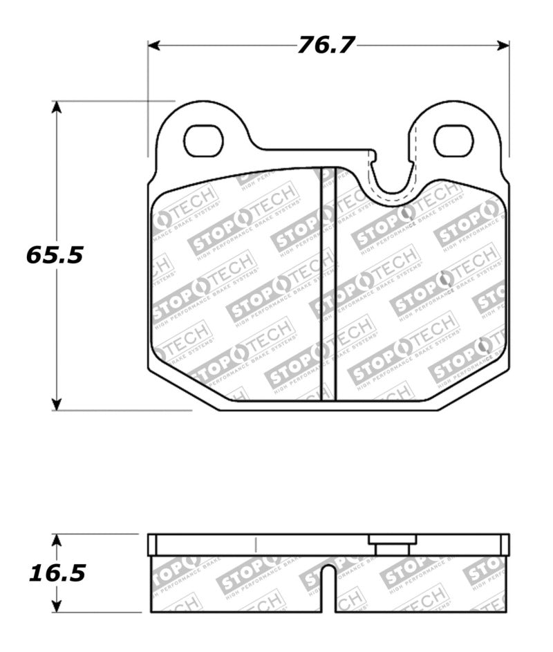 Stoptech 308.0174 Street Touring Brake Pads
