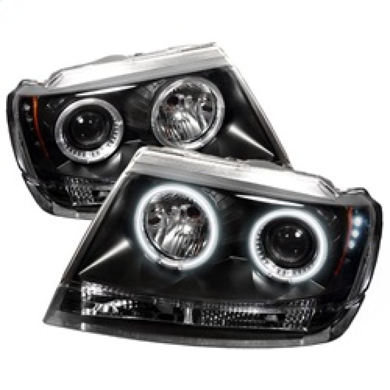 Spyder 5011121 fits Jeep 99-04 Grand Cherokee Projector Headlights CCFL Halo LE