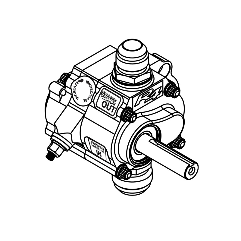 Peterson Fluid Systems 04-1024 R4 1-Stage Oil Pump - Right Side Mount - Rear Drive