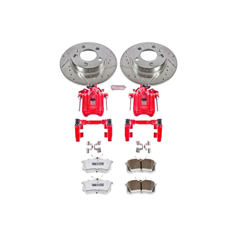 PowerStop fits Volkswagen Jetta Rear Z26 Street Warrior Brake Kit w/Calipers