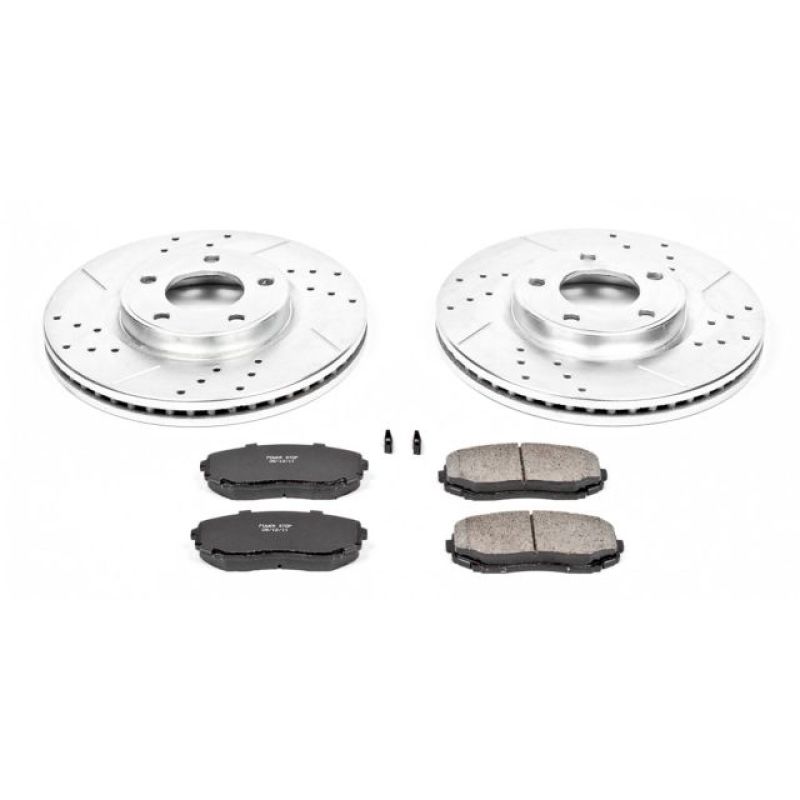 PowerStop K3071 fits Ford 07-09 Edge Front Z23 Evolution Sport Brake Kit