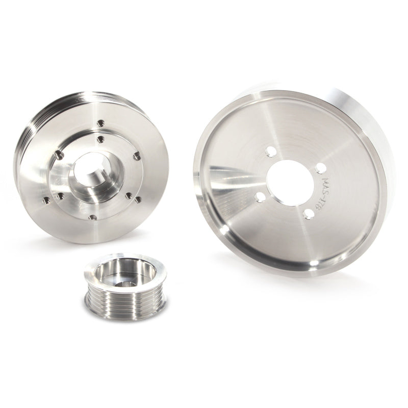 BBK 1559 Mustang 4.6 GT Underdrive Pulley Kit - Lightweight CNC Billet Aluminum