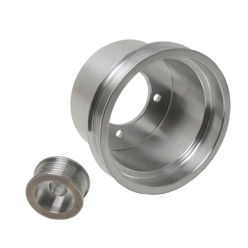 BBK 1619 Mustang 3.8 V6 Underdrive Pulley Kit - Lightweight CNC Billet Aluminum