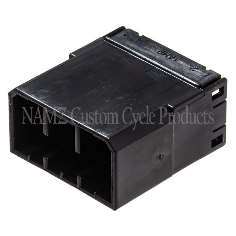 NAMZ NA-174932-2 AMP Multilock 10-Position Male Wire Cap Housing (HD 731BK)