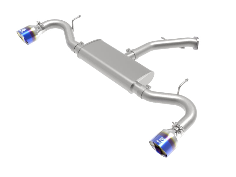 AFE 49-47016-L 2.5in 409 SS Axle-Back Exhaust System Blue Flame 18-20 fits Hyu