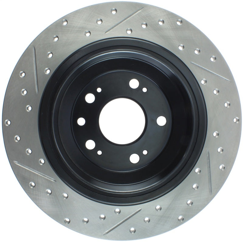 Stoptech 127.40074L Slotted & Drilled Sport Brake Rotor