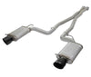 AFE 49-34063-B orce-Xp 3in CB Stainless Steel Dual Exhaust System w/ Black Tips