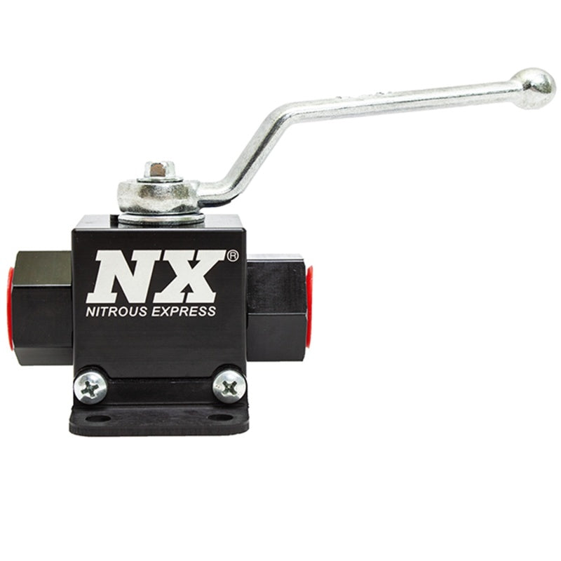 Nitrous Express 15159 Lightweight Billet In-Line Valve 1.5in I.D (Without Fittin