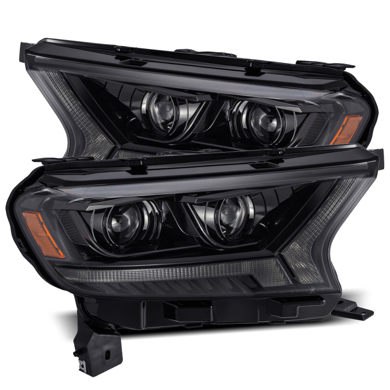 AlphaRex 880121 fits Ford 19-21 Ranger LUXX LED Proj Headlights Plank Style Alp