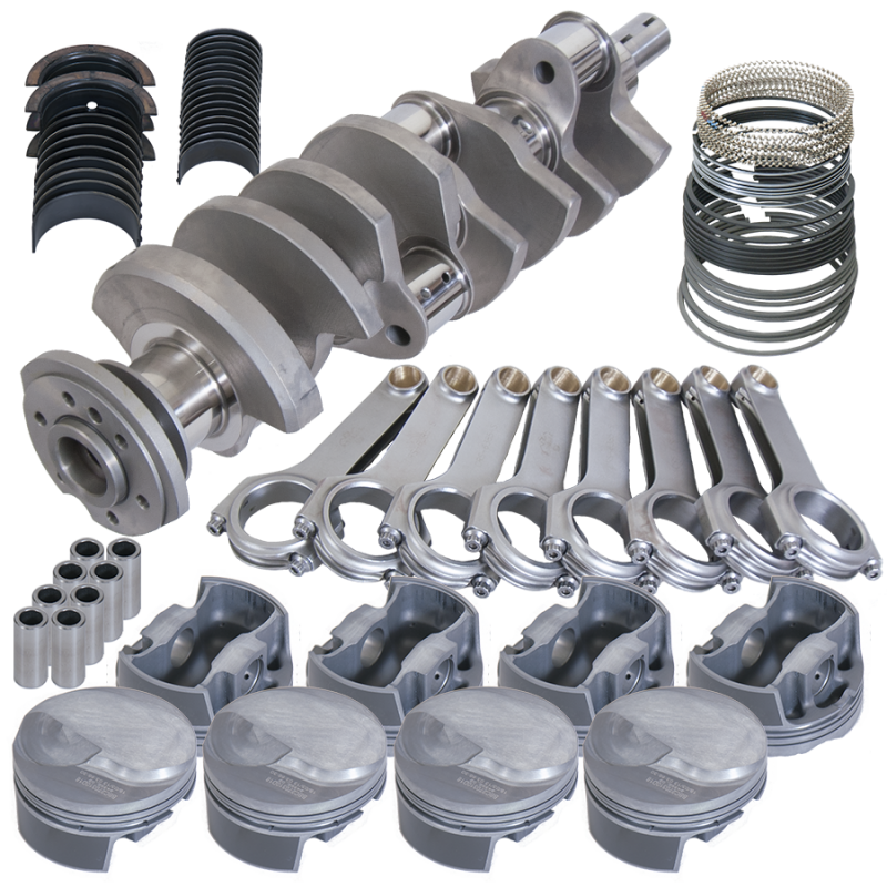 Eagle B11012100 fits Chevy 454 4.250in Crank 6.385in H-Beam 18cc Dome 4.350in Pistons Balanced Assembly