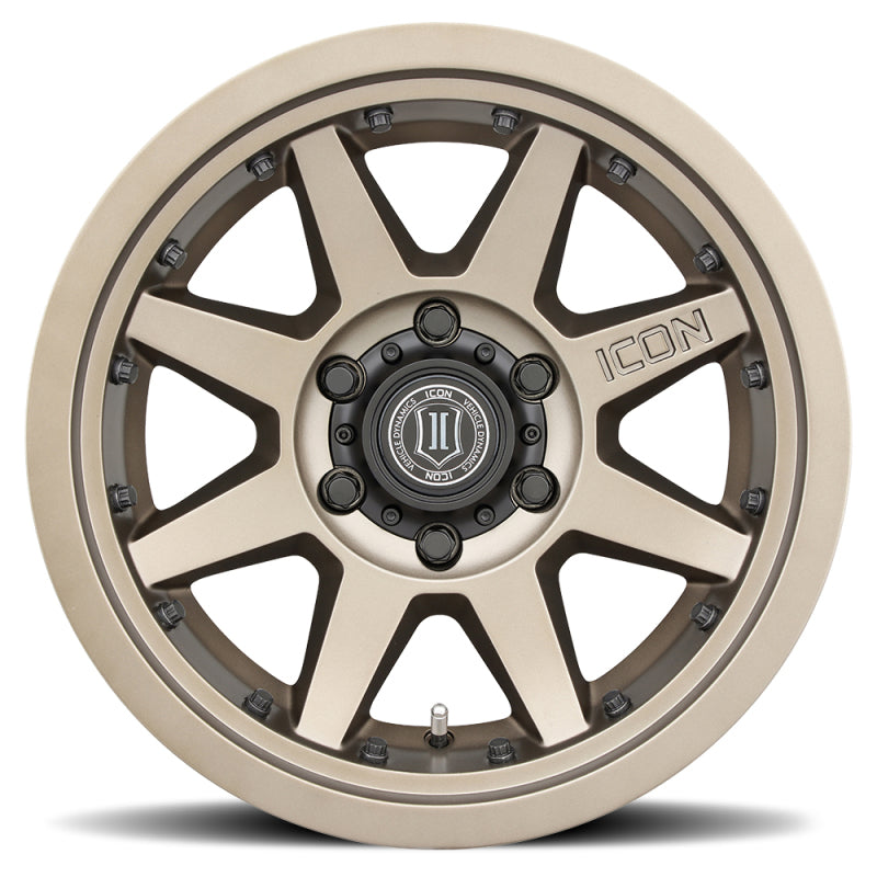 ICON 21817856547BR Rebound Pro 17x8.5 5x4.5 0mm Offset 4.75in BS 71.5mm Bore Bronze Wheel