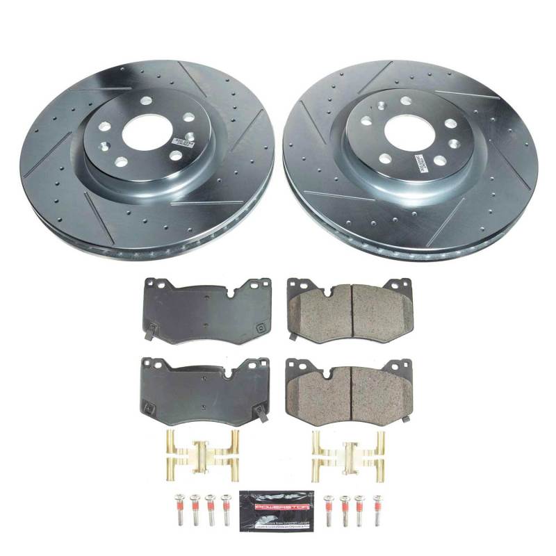PowerStop K8529 fits Chevrolet 20-21 Corvette Front Z23 Evolution Brake Kit