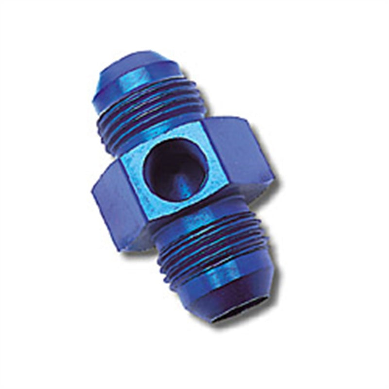 Russell 670000 Performance -6 AN Fuel Union Pressure Adapter (Blue)