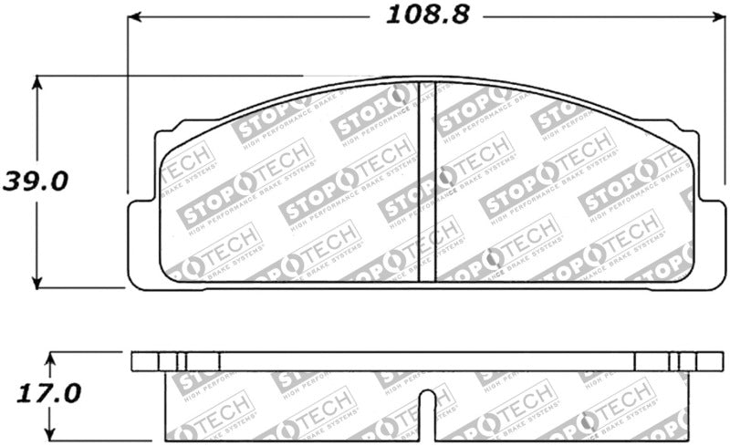 Stoptech 309.00541 Performance Brake Pads