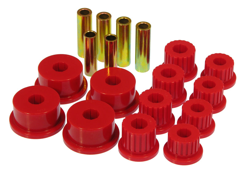 Prothane 4-1008 fits Dodge 94-01 Ram 2/4wd Rear Spring & Shackle Bushings - Red