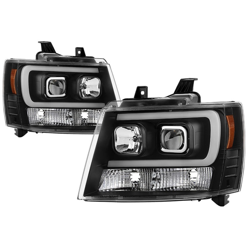 Spyder 5086242 fits Chevy 07-14 Suburban/Tahoe V2 Projector Headlights LED Turn