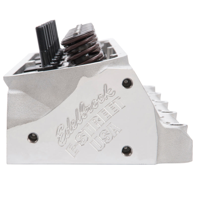 Edelbrock 5023 Cylinder Heads E-Street Sb-fits Ford w/ 1 90In Intake Valves Complete Packaged In Pairs