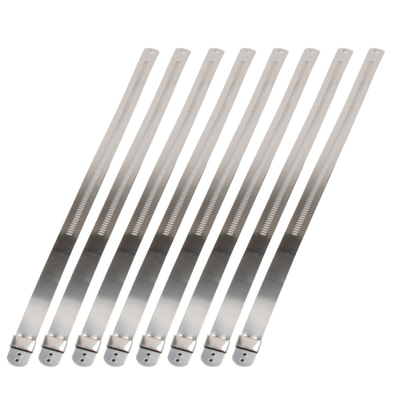DEI 10211 Stainless Steel Positive Locking Tie 1/2in (12mm) x 9in - 8 per pack
