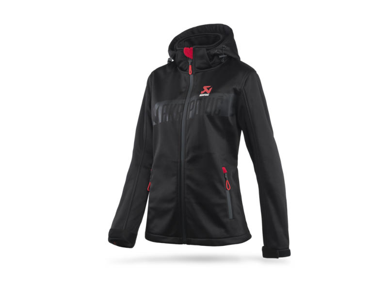 Akrapovic 802091 Womens Corpo Softshell Jacket Black - XL