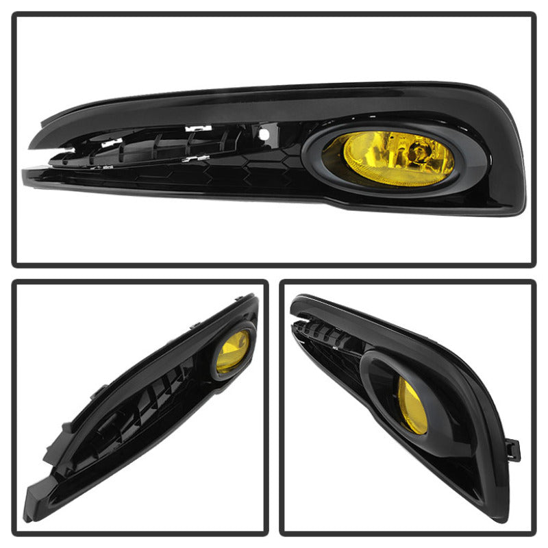 SPYDER 5077752 fits Honda Civic 2013-2014 4dr OEM Fog Light W/Switch Yellow