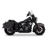 Vance and Hines 46750 Vance & Hines 2025+ HD Softail Twin Slash 4in Round Black Slip-On Exhaust