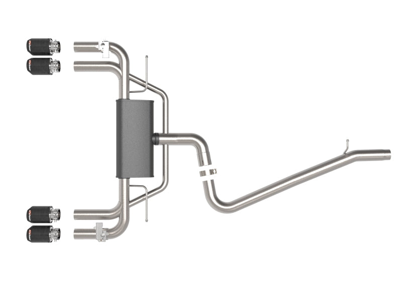 AFE 49-36442-C rce XP 3in-2.5in 304SS Exhaust Cat-Back 15-20 fits Audi S3 L4-2.