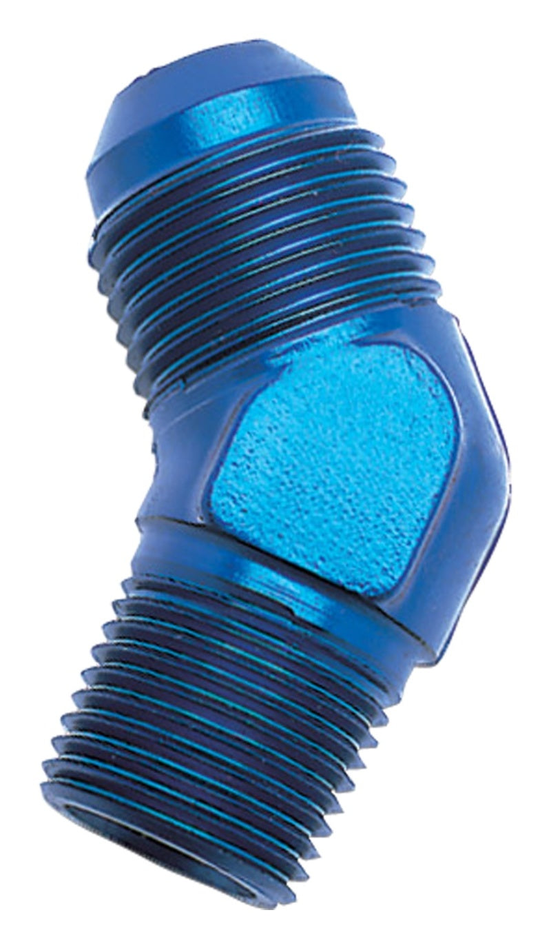 Russell 662380 Performance -10 AN to 3/8in NPT 45 Degree Flare to Pipe Adapter