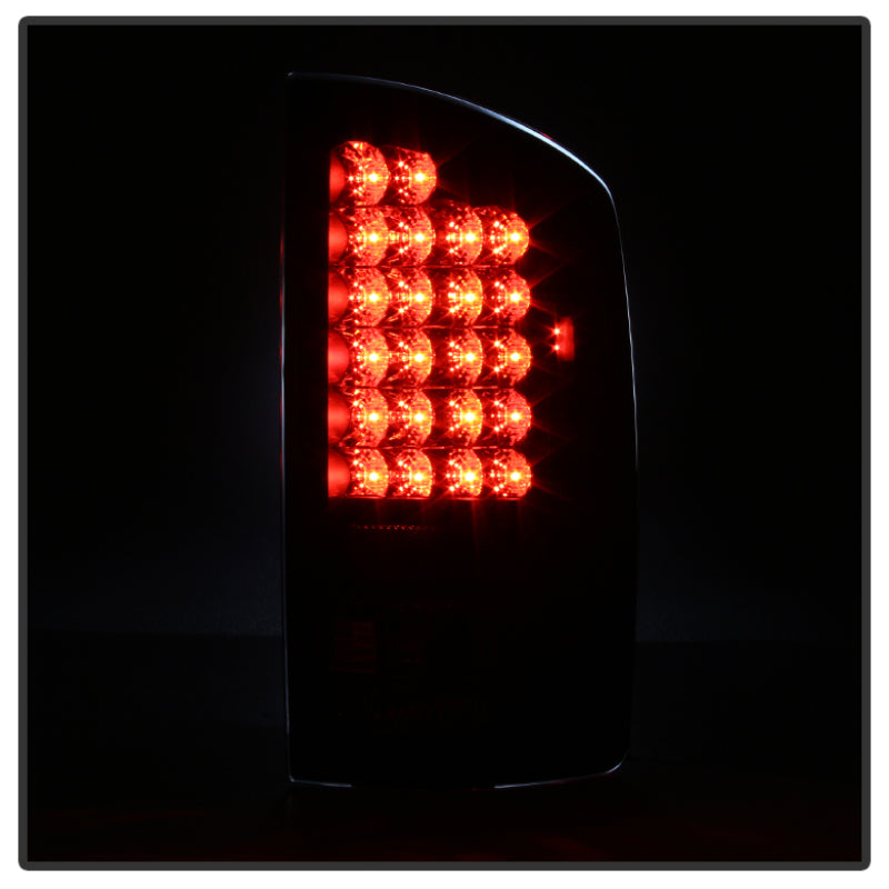 Spyder 5078094 fits Dodge 02-06 Ram 1500/Ram 2500/3500 03-06 LED Tail Light Bla