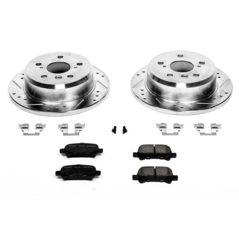 PowerStop K2417 fits Toyota 05-07 Avalon Rear Z23 Evolution Sport Brake Kit