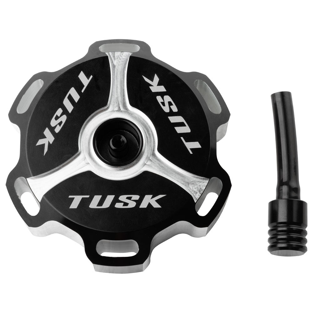Tusk 1030020044 Billet Aluminum Gas Cap Black Machined
