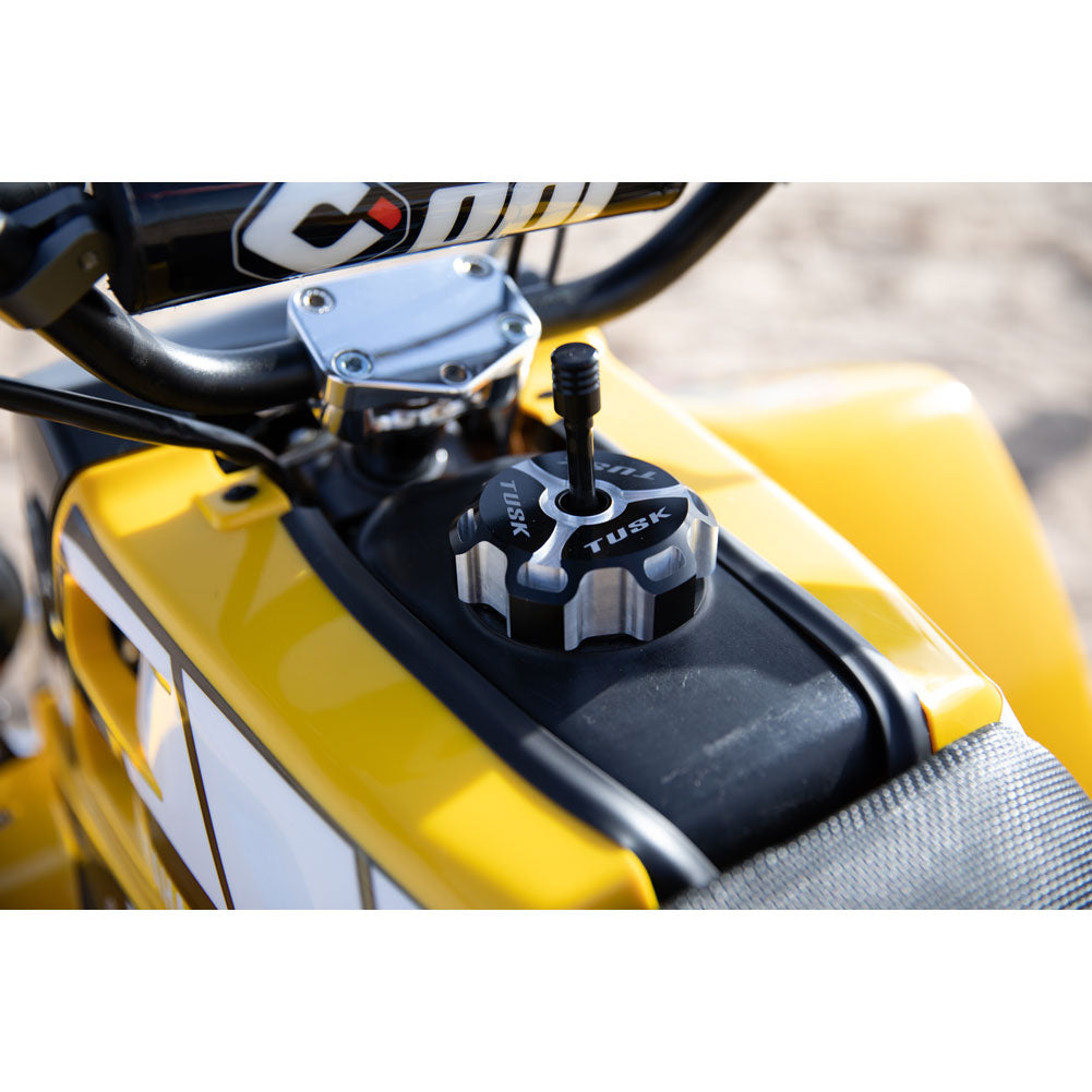Tusk 1030020044 Billet Aluminum Gas Cap Black Machined