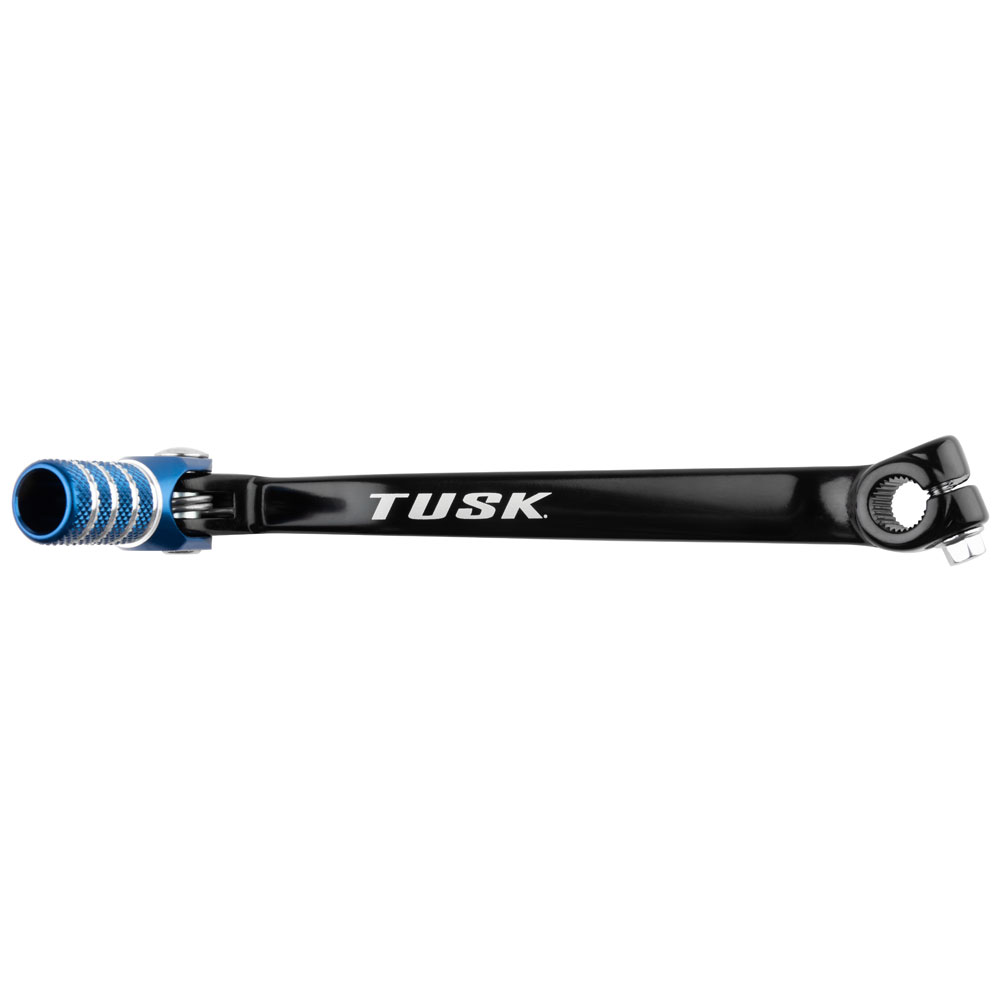 Tusk 1030850077 Folding Shift Lever Black/Blue Tip