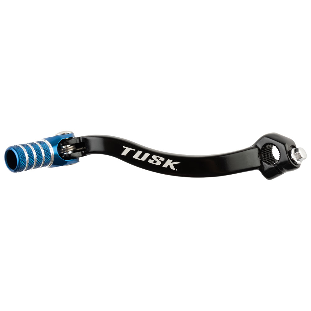 Tusk 1030850088 Folding Shift Lever Black/Blue Tip