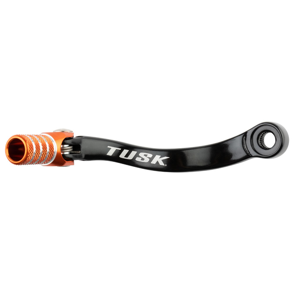 Tusk 1030850090 Folding Shift Lever Black/Orange Tip