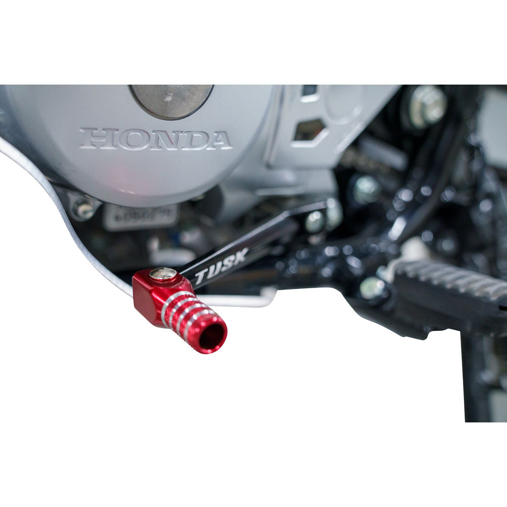 Tusk 1030850096 Folding Shift Lever Black/Red Tip