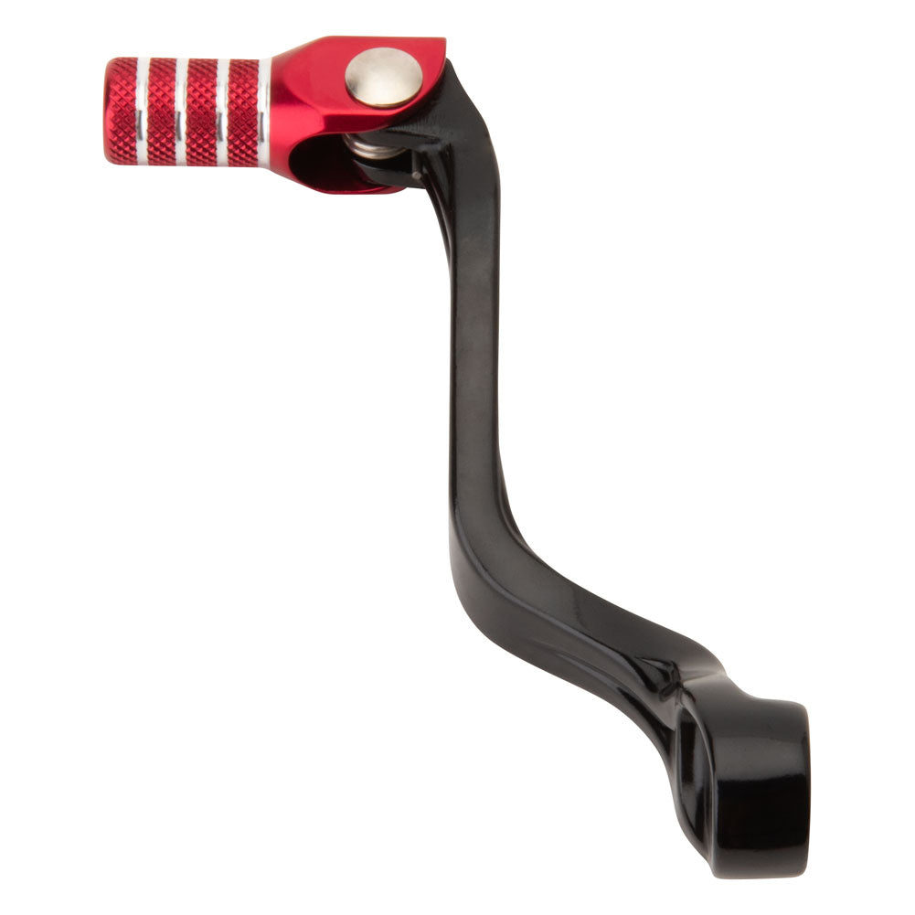 Tusk 1030850193 Folding Shift Lever Black/Red Tip