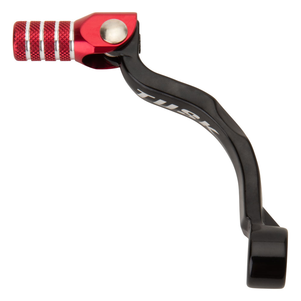 Tusk 1030850195 Folding Shift Lever Black/Red Tip