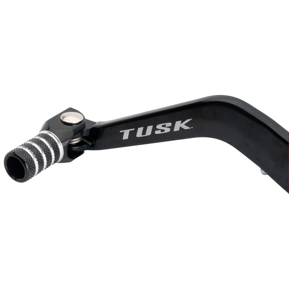 Tusk 1030850217 Folding Shift Lever Black/Black Tip