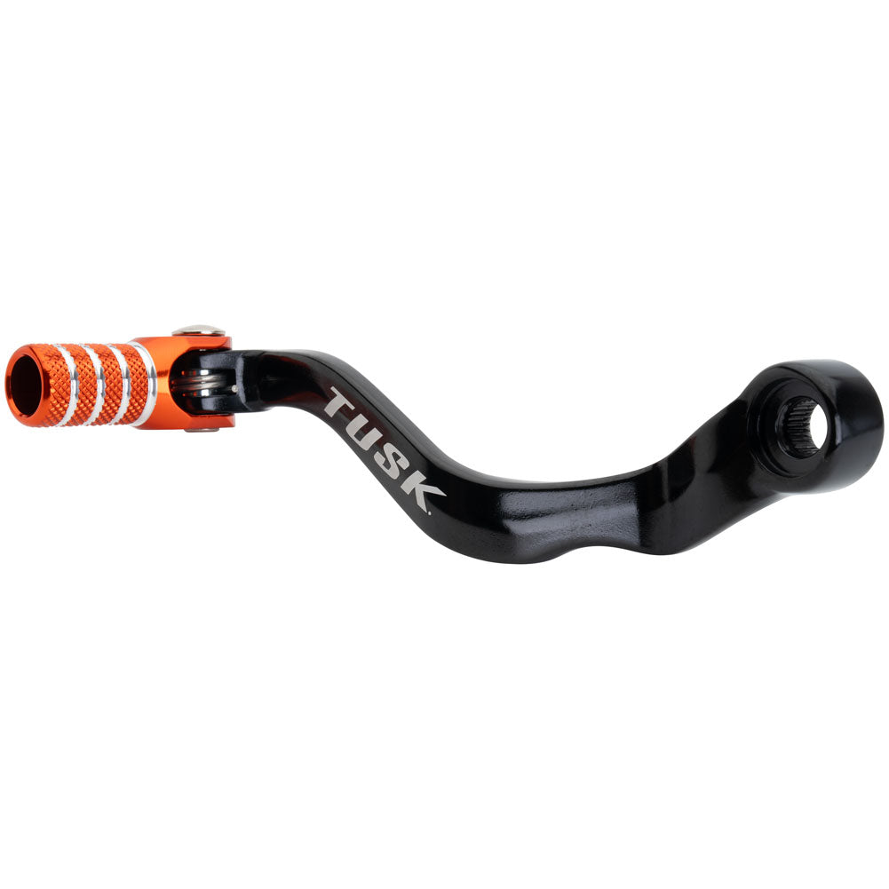 Tusk 1030850221 Folding Shift Lever Black/Orange Tip