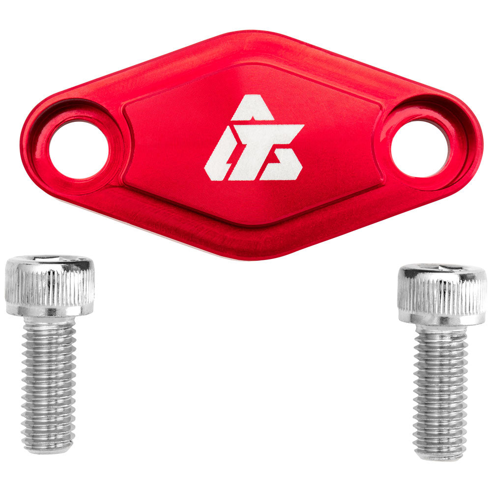 Tusk 1031060004 Parking Brake Block Off Plate Red