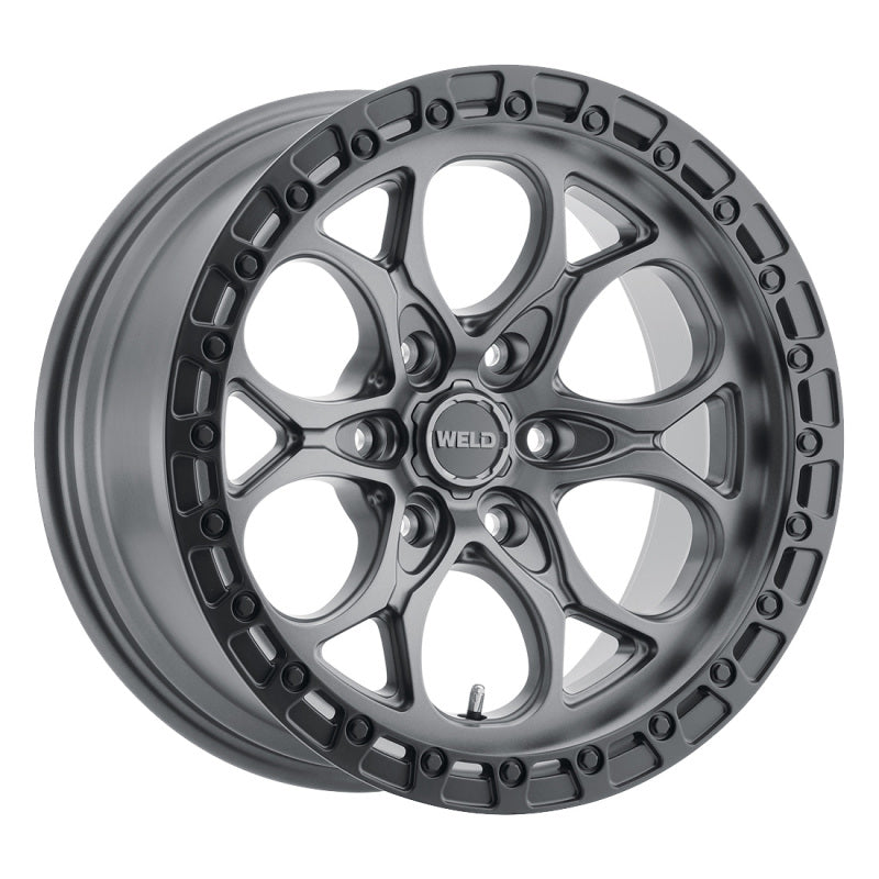 Weld W10700089475 Off-Road W107 20X10 Ledge 6X135 ET-18 BS4.75 Satin Gun / Blac