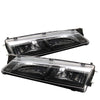 Spyder 5012616 fits Nissan 97-98 240SX Crystal Headlights Black HD-YD-N294-BK