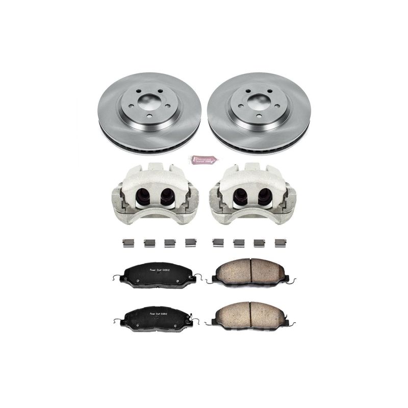 PowerStop fits Ford 11-14 Mustang Front Autospecialty Brake Kit w/Calipers
