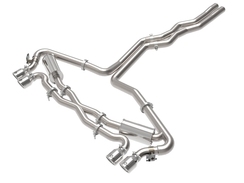 AFE 49-36448-P fits Audi RS6 Avant V8 4L(tt) MACH Force-Xp 3in to 2.5in 304 SS